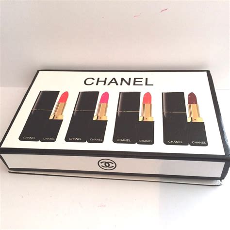 chanel lipstick set of 4 price|chanel lipstick on sale.